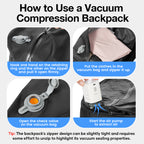Boxsam® Urban Pro Vacuum Compression Backpack
